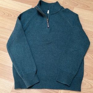 JCrew Boys' cotton-cashmere half-zip sweater